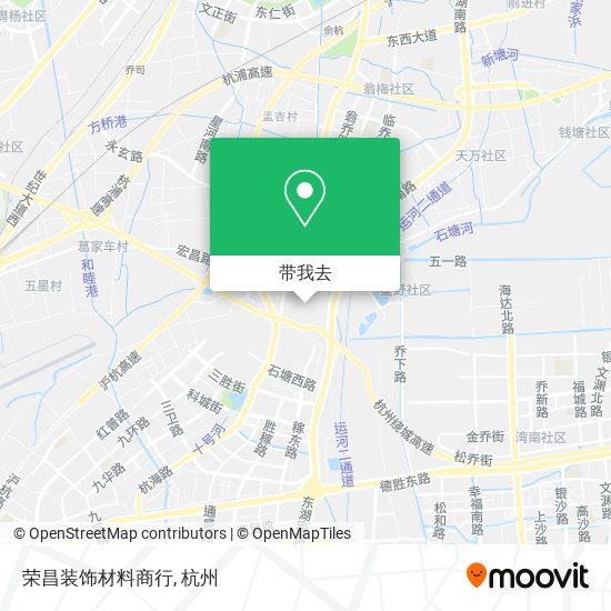 荣昌装饰材料商行地图