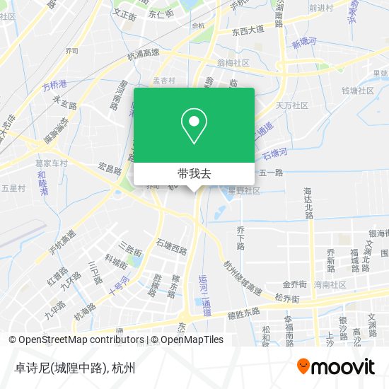 卓诗尼(城隍中路)地图