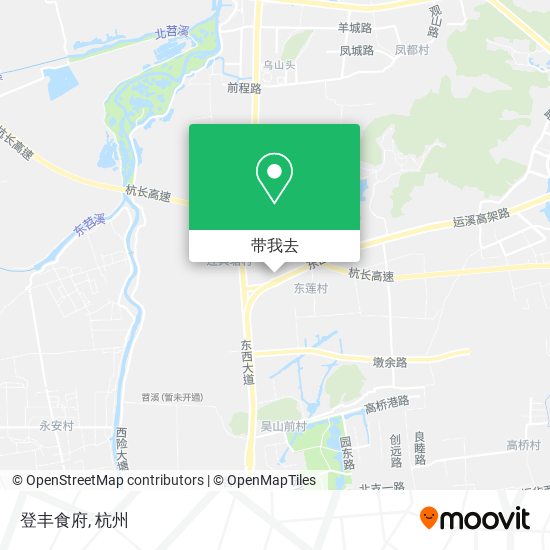 登丰食府地图