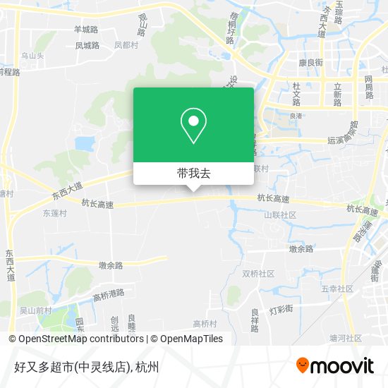 好又多超市(中灵线店)地图