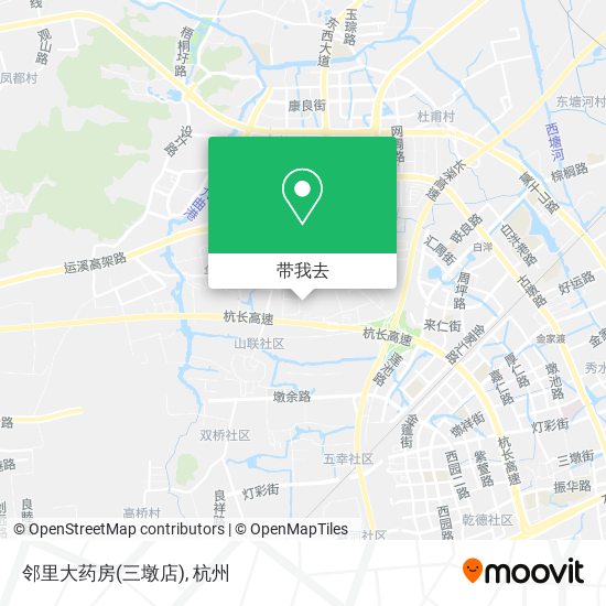 邻里大药房(三墩店)地图