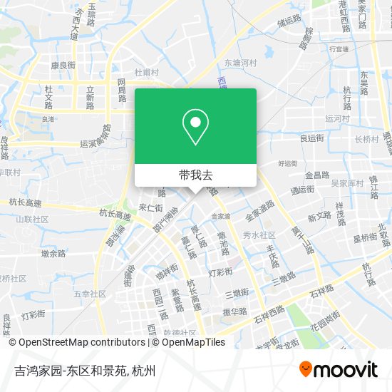 吉鸿家园-东区和景苑地图