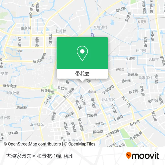 吉鸿家园东区和景苑-1幢地图