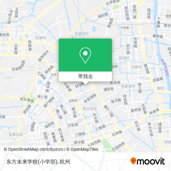 东方未来学校(小学部)地图