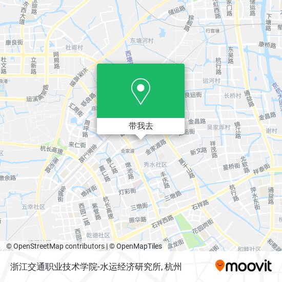 浙江交通职业技术学院-水运经济研究所地图