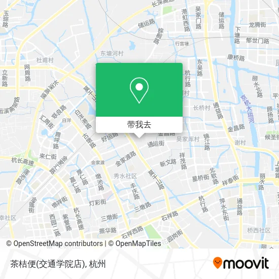 茶桔便(交通学院店)地图