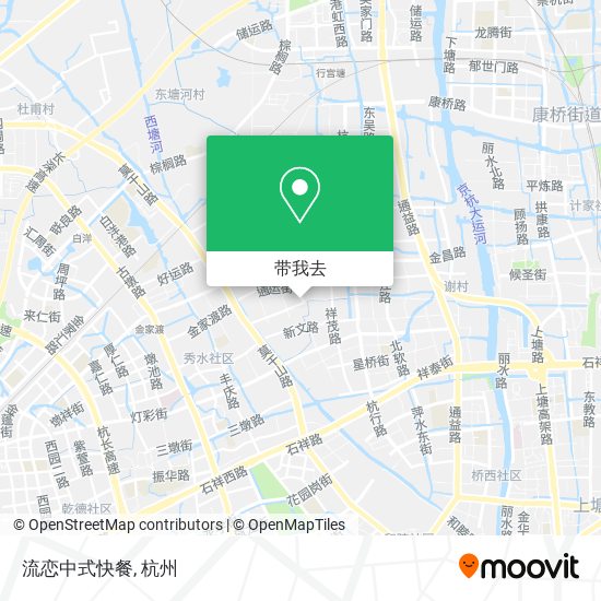流恋中式快餐地图