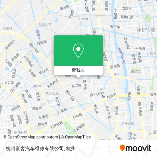 杭州豪客汽车维修有限公司地图