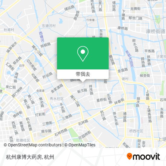 杭州康博大药房地图