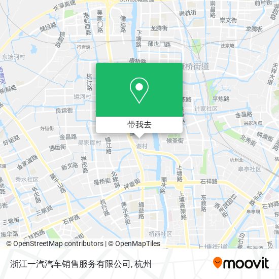 浙江一汽汽车销售服务有限公司地图