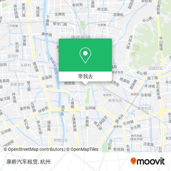 康桥汽车租赁地图