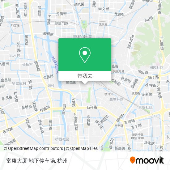 富康大厦-地下停车场地图