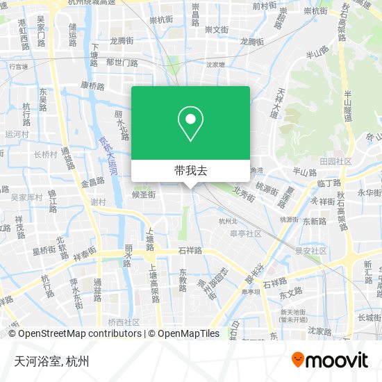 天河浴室地图