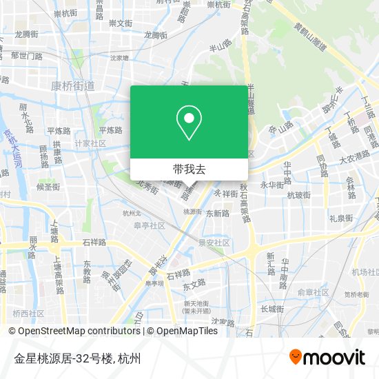 金星桃源居-32号楼地图