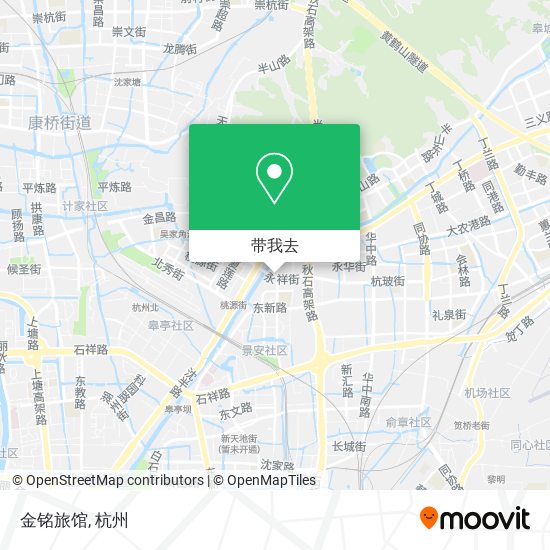 金铭旅馆地图