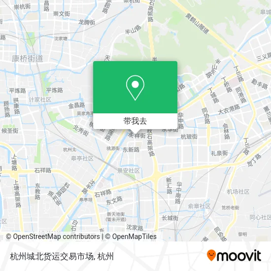 杭州城北货运交易市场地图