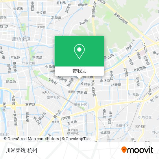 川湘菜馆地图