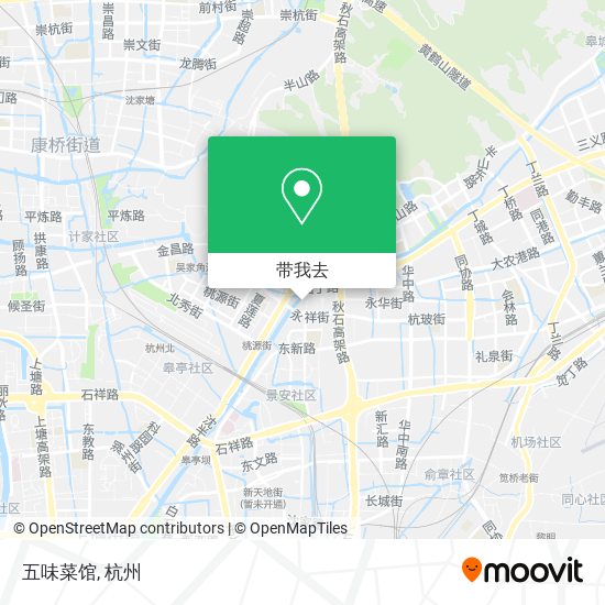 五味菜馆地图
