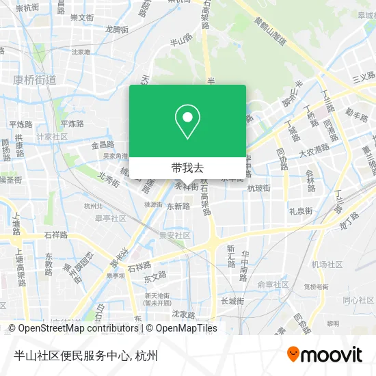 半山社区便民服务中心地图