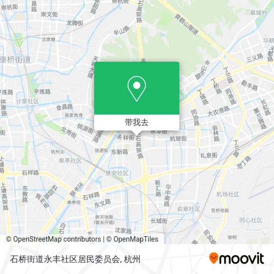 石桥街道永丰社区居民委员会地图