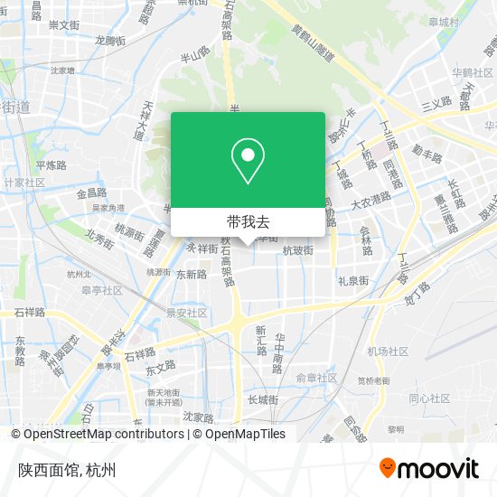 陕西面馆地图
