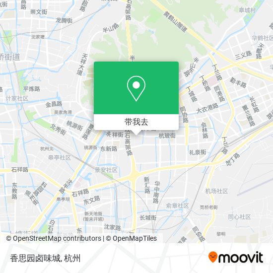 香思园卤味城地图