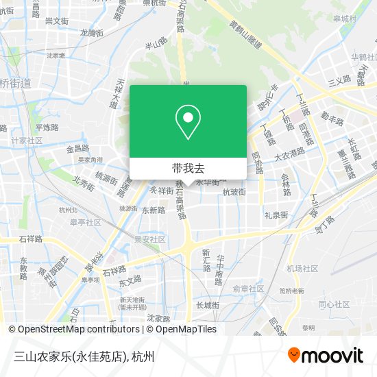 三山农家乐(永佳苑店)地图