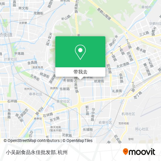 小吴副食品永佳批发部地图