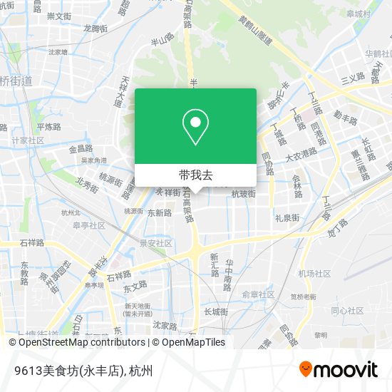 9613美食坊(永丰店)地图
