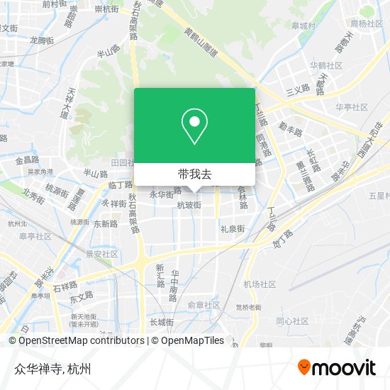 众华禅寺地图
