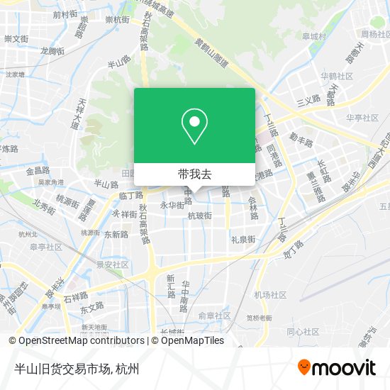半山旧货交易市场地图