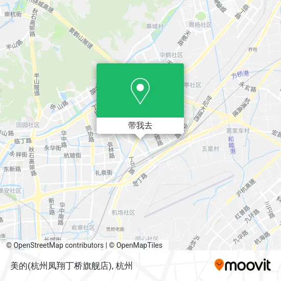 美的(杭州凤翔丁桥旗舰店)地图