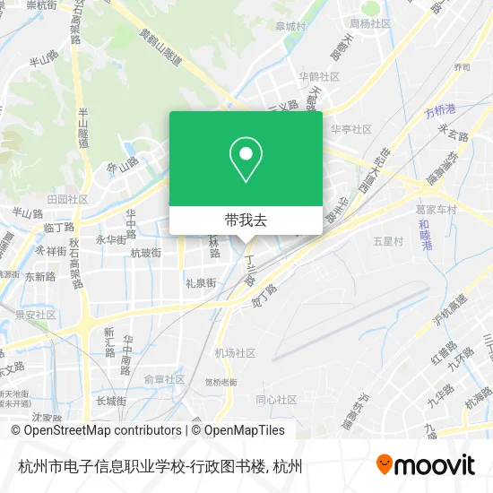 杭州市电子信息职业学校-行政图书楼地图