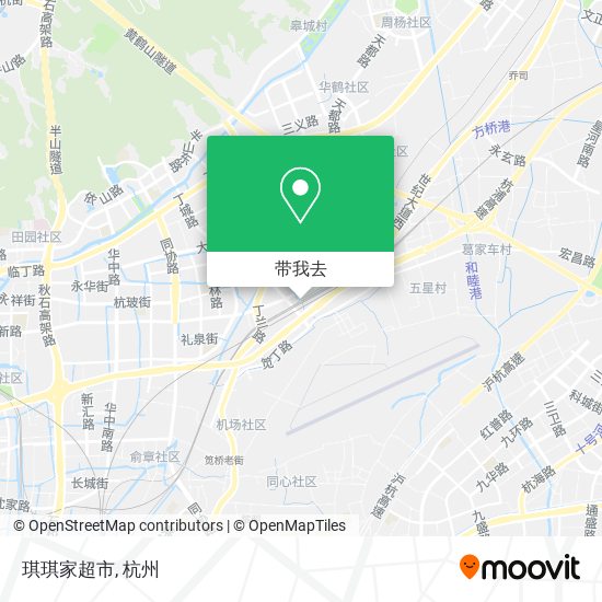 琪琪家超市地图