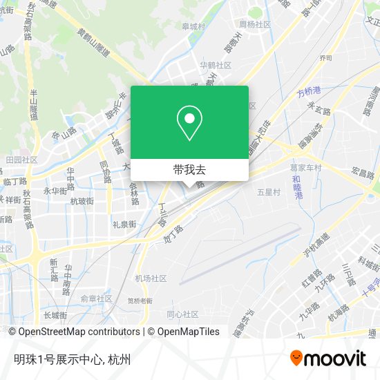 明珠1号展示中心地图