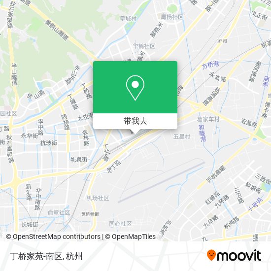 丁桥家苑-南区地图