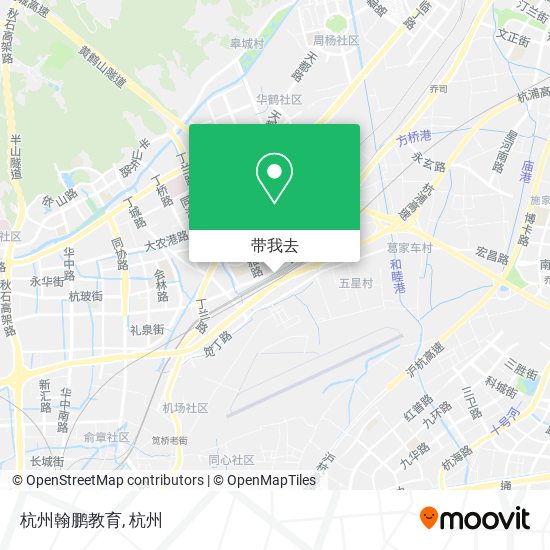 杭州翰鹏教育地图
