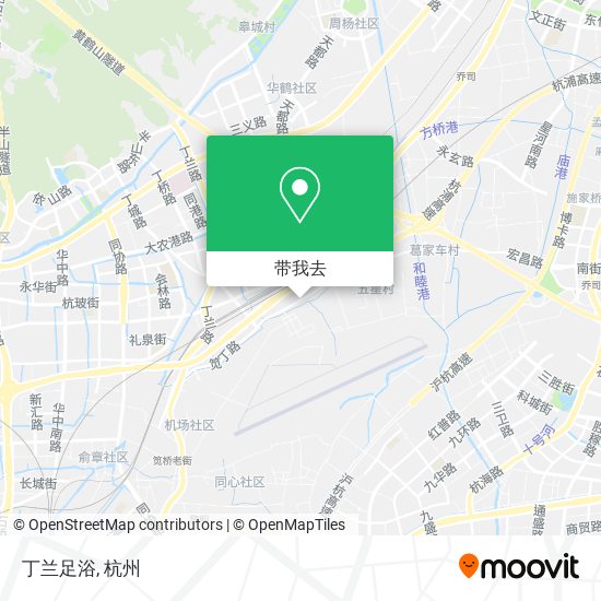 丁兰足浴地图
