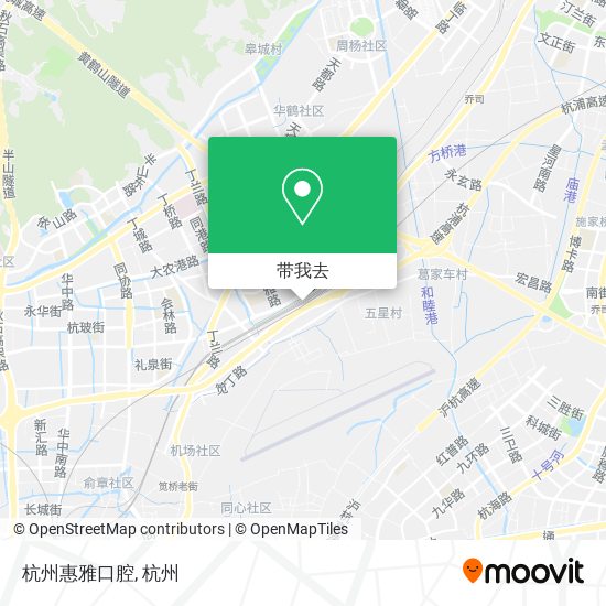 杭州惠雅口腔地图