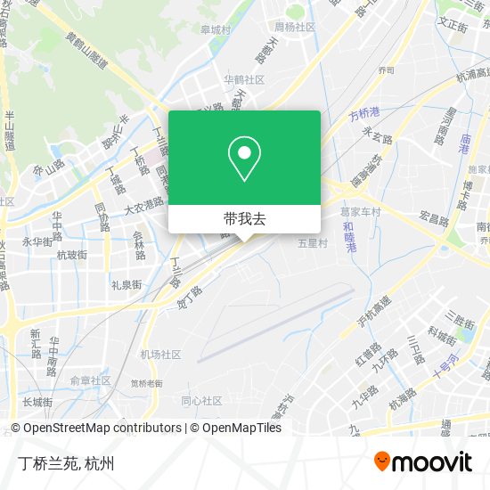 丁桥兰苑地图