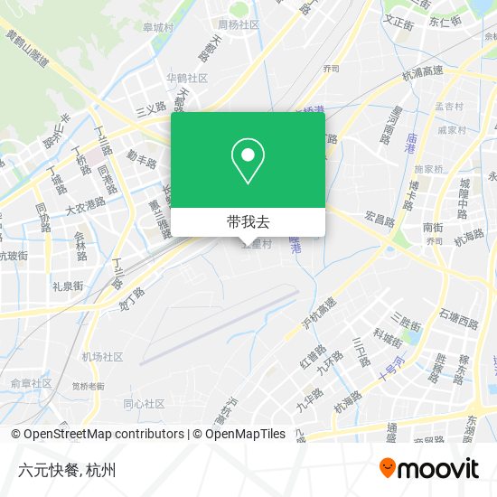 六元快餐地图