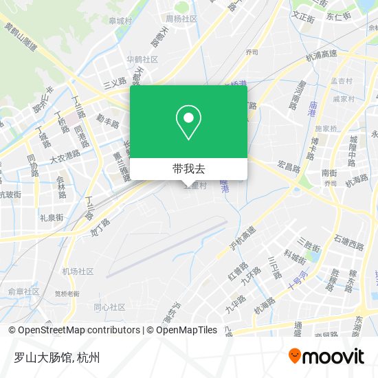 罗山大肠馆地图
