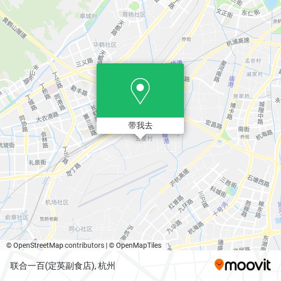 联合一百(定英副食店)地图