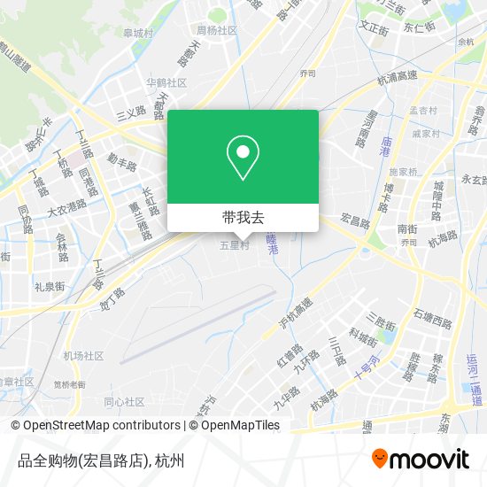 品全购物(宏昌路店)地图