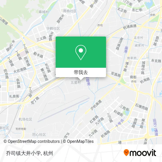 乔司镇大井小学地图