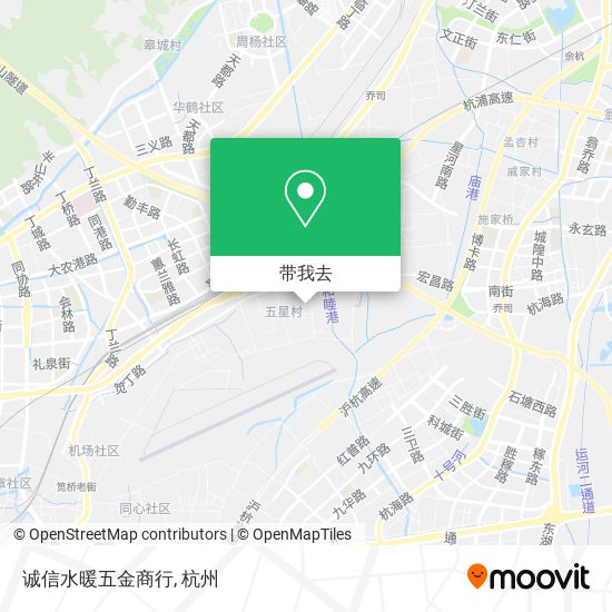诚信水暖五金商行地图