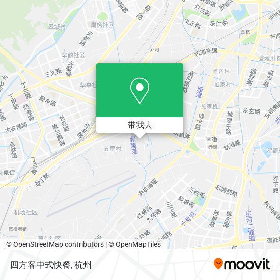 四方客中式快餐地图