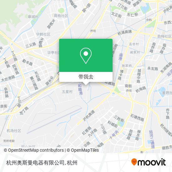 杭州奥斯曼电器有限公司地图
