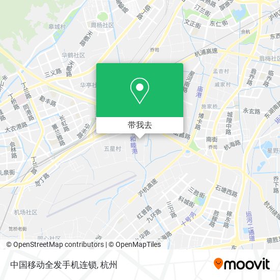 中国移动全发手机连锁地图