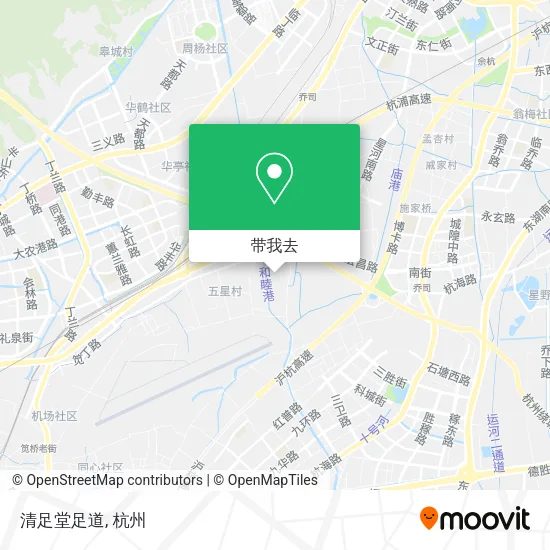 清足堂足道地图